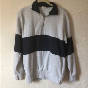 John Galt Brandy Melville Half Zip Sweatshirt